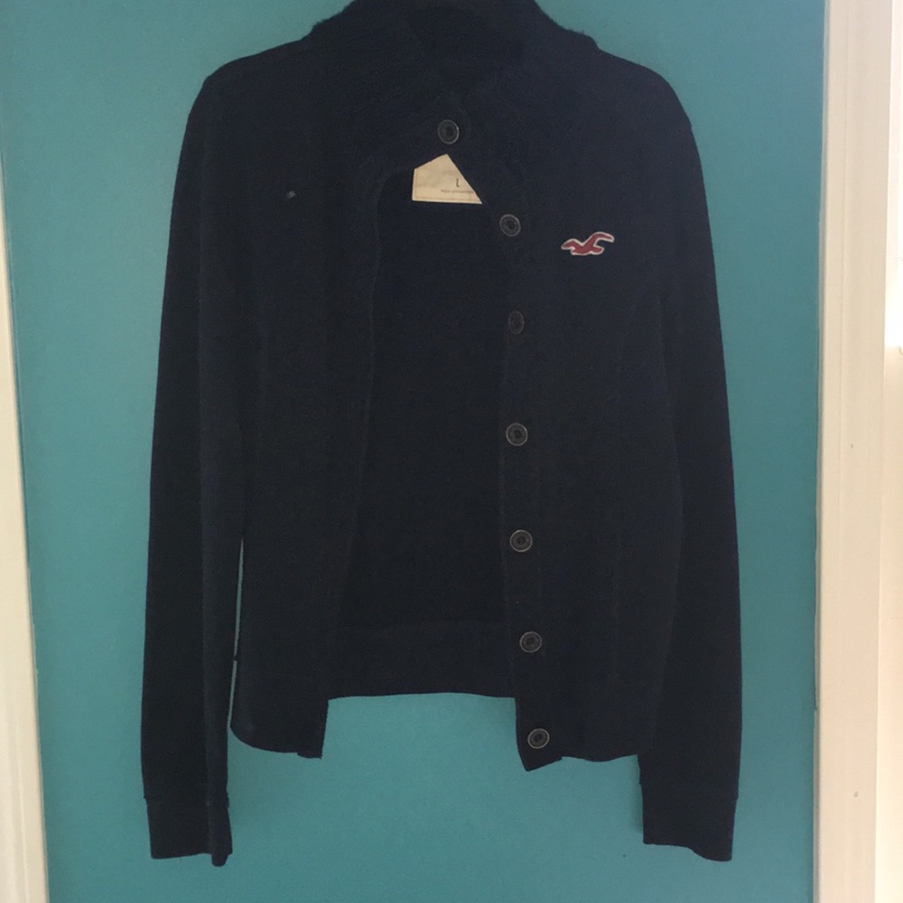 Hollister Navy Blue Sweater